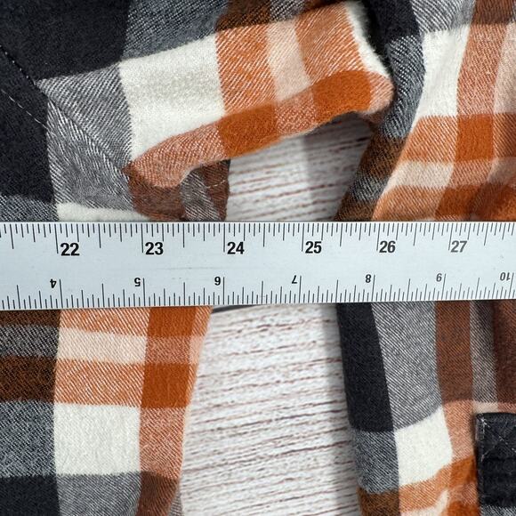 REI Shirt Mens Large Plaid Flannel Button Up Outdoor Workwear Casual - Picture 11 of 12